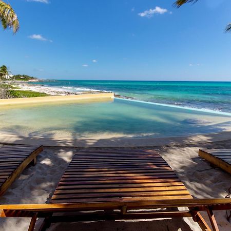 Angelina 28 Beachfront And Family Apartments - Modern And Relaxing Long Stays - 20 Min From Cancun Airport Puerto Morelos Exterior photo